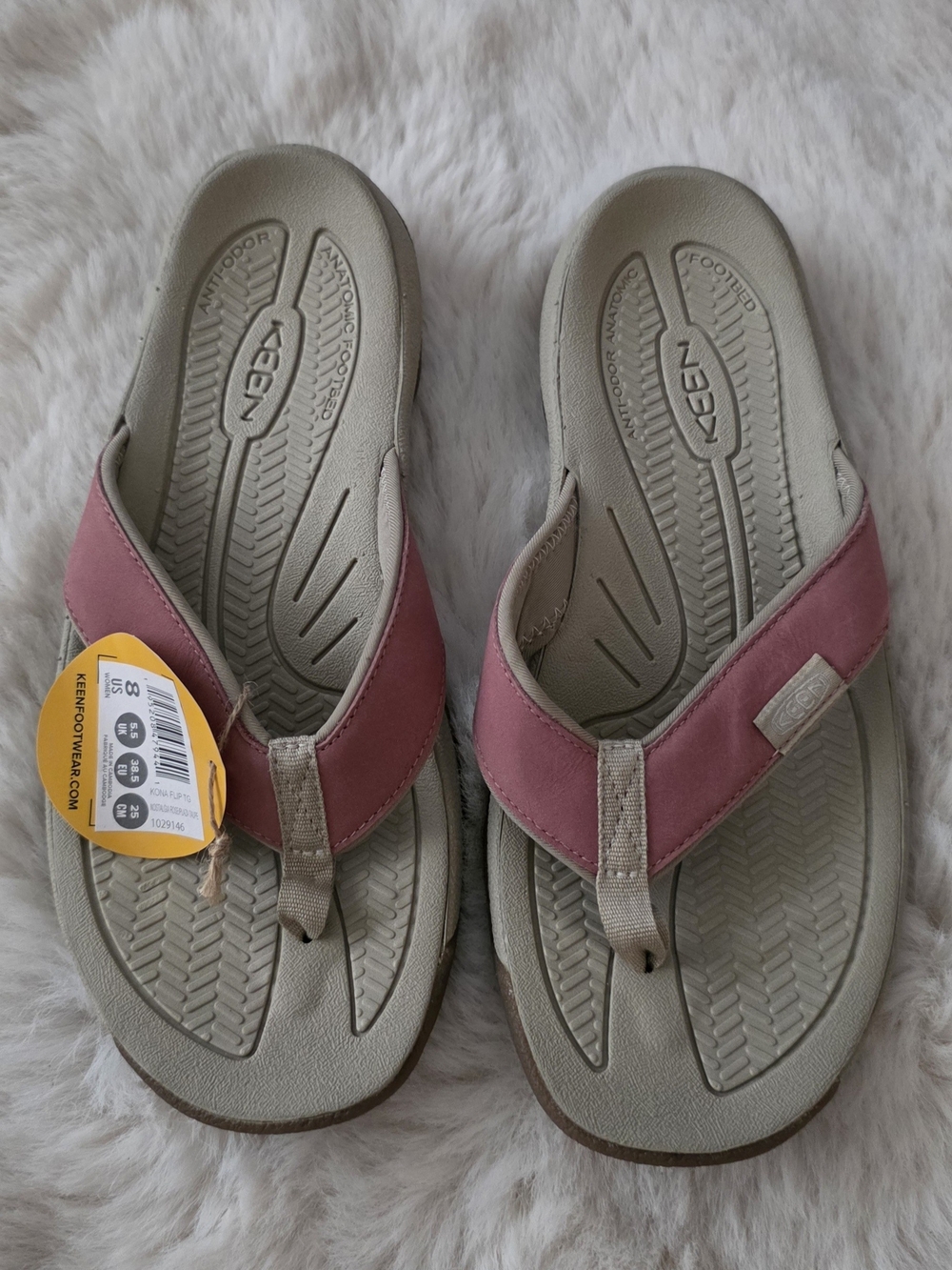 KEEN Women's Pink Flip Sandals